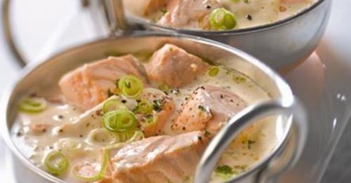 Recette facile et gourmande :La blanquette de saumon !