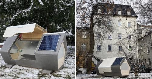 Cette ville allemande installe des ‘capsules’ pour fournir un toit aux sans-abri pendant l’hiver