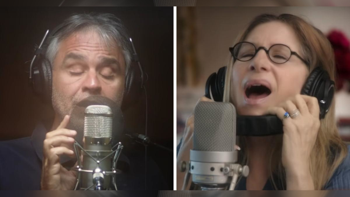 Duo à couper le souffle : Deux légendes mondiales, Barbra Streisand et Andrea Bocelli, chantent ensemble  I Still Can See Your Face  