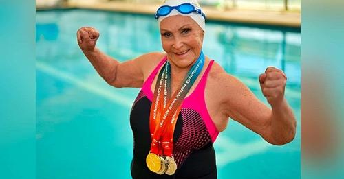 À 87 ans, Eliana Busch remporte 6 médailles d’or en natation